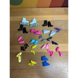 Vintage Y2K Barbie 90s roller skates shoes high heels shoes lot slippers